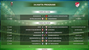 TFF 1. Lig 34. hafta maç programı belli oldu! Şampiyonları belirleyecek maçlar 9 Mayıs Pazar günü 20.30'da başlayacak!