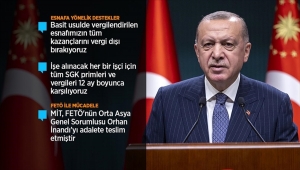 Cumhurbaşkanı Erdoğan: Emeklilerimizin aylıkları ile bayram ikramiyelerini Kurban Bayramı öncesinde ödeyeceğiz