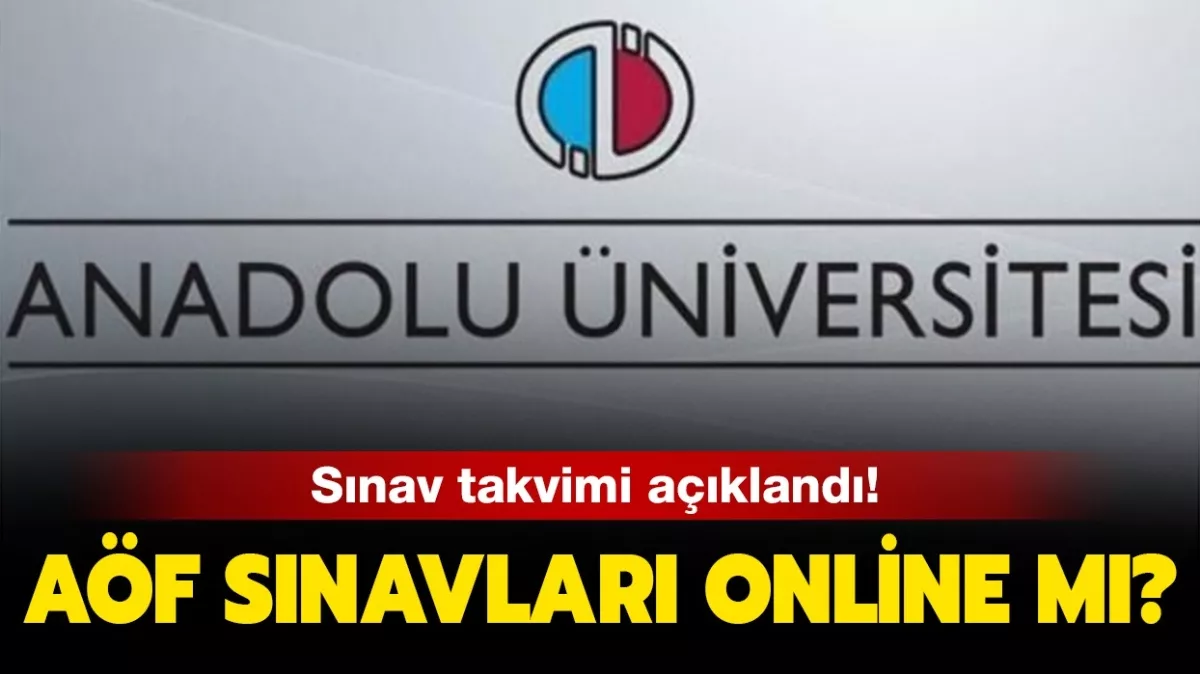 AÖF ile ilgili beklenen açıklama geldi! AÖF sınavları online mı yapılacak?
