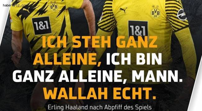 Dortmund'un yıldızı Halaand'dan Arapça yemin