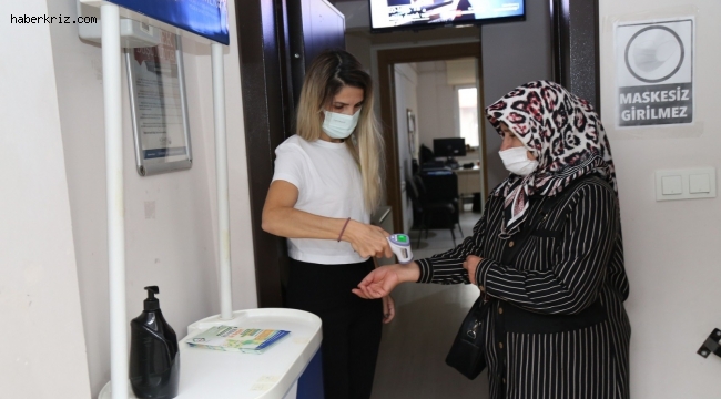 KO-MEK'te yüz yüze eğitim sıkı tedbirlerle başladı