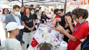 Minikler bilimde yeteneklerini Atakum'da sergiledi
