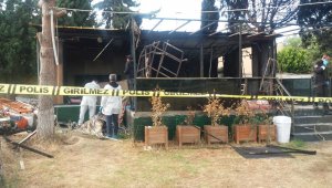 Otel sahibi yangında öldü