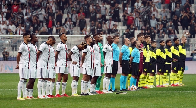 UEFA Şampiyonlar Ligi: Beşiktaş: 0 - Borussia Dortmund: 1
