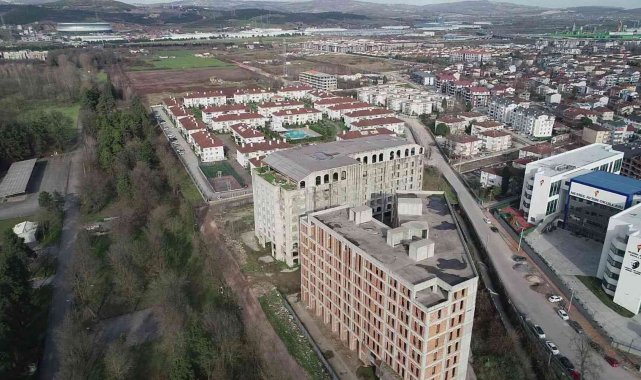 Alikahya stadyum bağlantı yolunda ilk kazma vuruldu