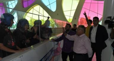 Memduh Büyükkılıç KAYMEK kursiyerleriyle buluştu